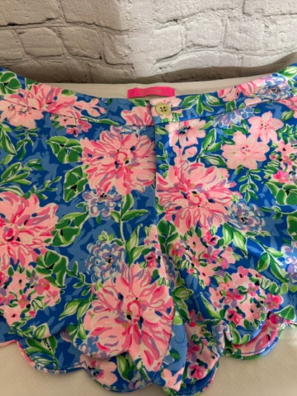 NWT Lilly Pulitzer Buttercup Knit Shorts Spring In Your Step Floral Size 8
